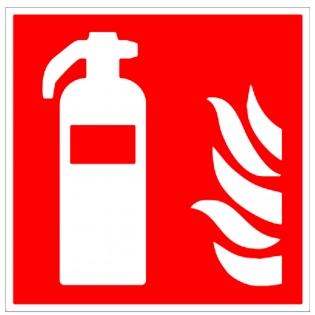 Brandschutzschild Feuerlöscher | NACHLEUCHTEND 150x150