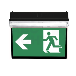 Piktogrammscheibe Schwarz 